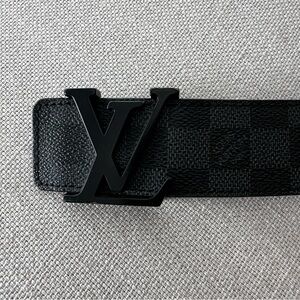 LOUIS VUITTON LV Initiales 40mm Damier Belt